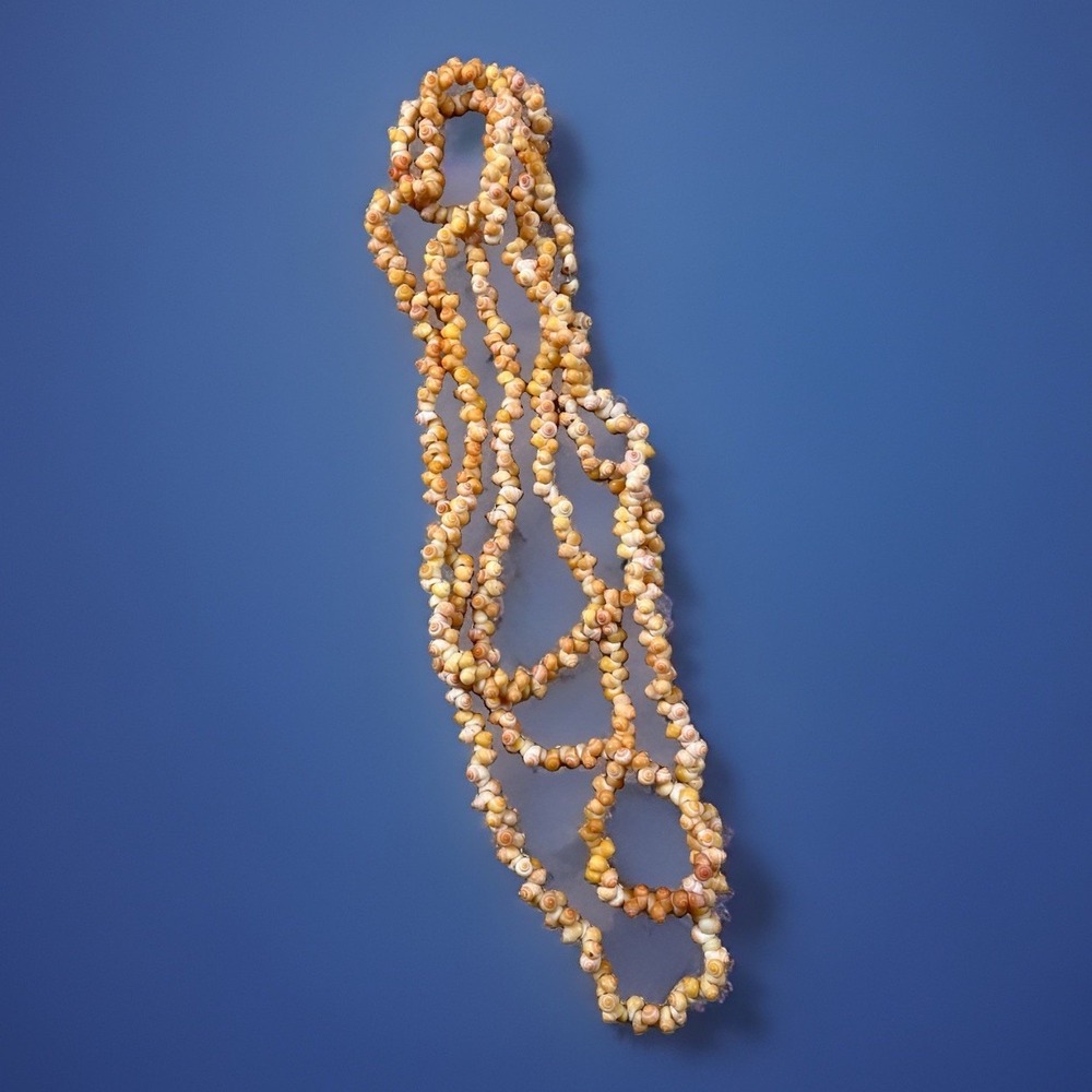 PARTULA SNAIL SHELL AKALEHA NECKLACE LEI HAWAIIAN STYLE POLYNESIA GUAM MARIANA